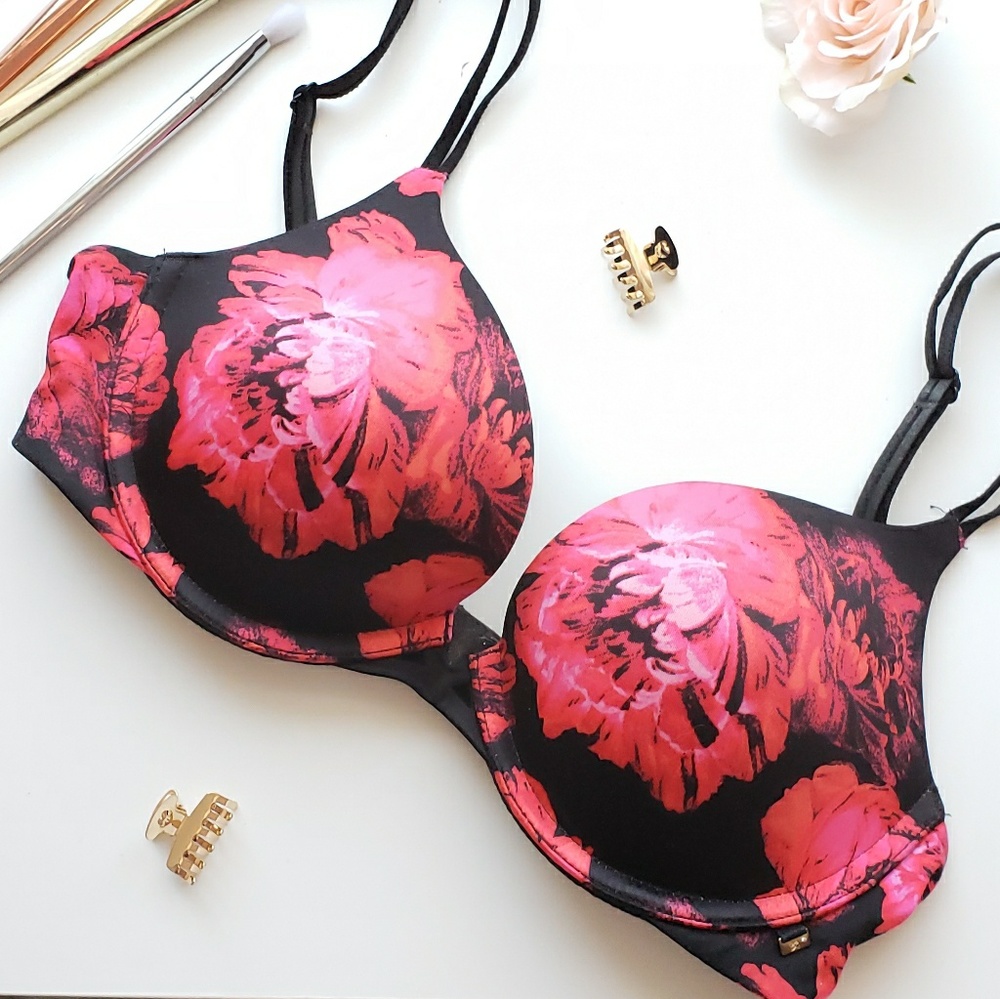Victoria's Secret Push Up Bra - Midnight Garden
